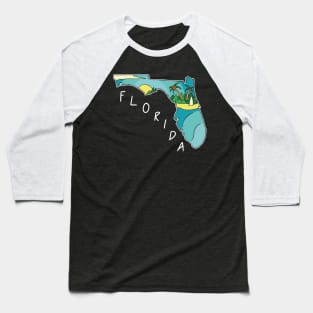 Florida Nature Landscape Baseball T-Shirt